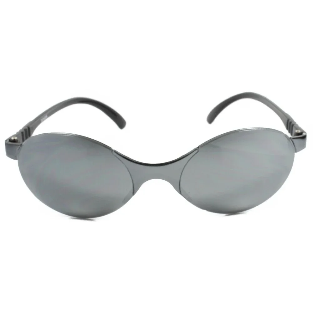 Cosplay Costume Party Sci-Fi Alien Futuristic Cool Mirrored Lens Wrap Sunglasses